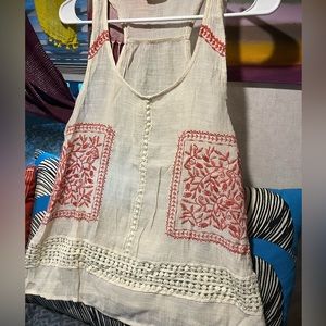 Sweet Wanderer Hippie Boho Tank Medium